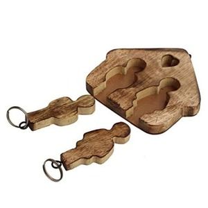 Couples Anniversary key holder keychain